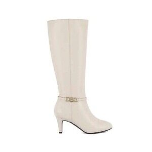 Jones New York WINTER WHITE Women's Hanlee Knee High Dress Boots, US 6M New